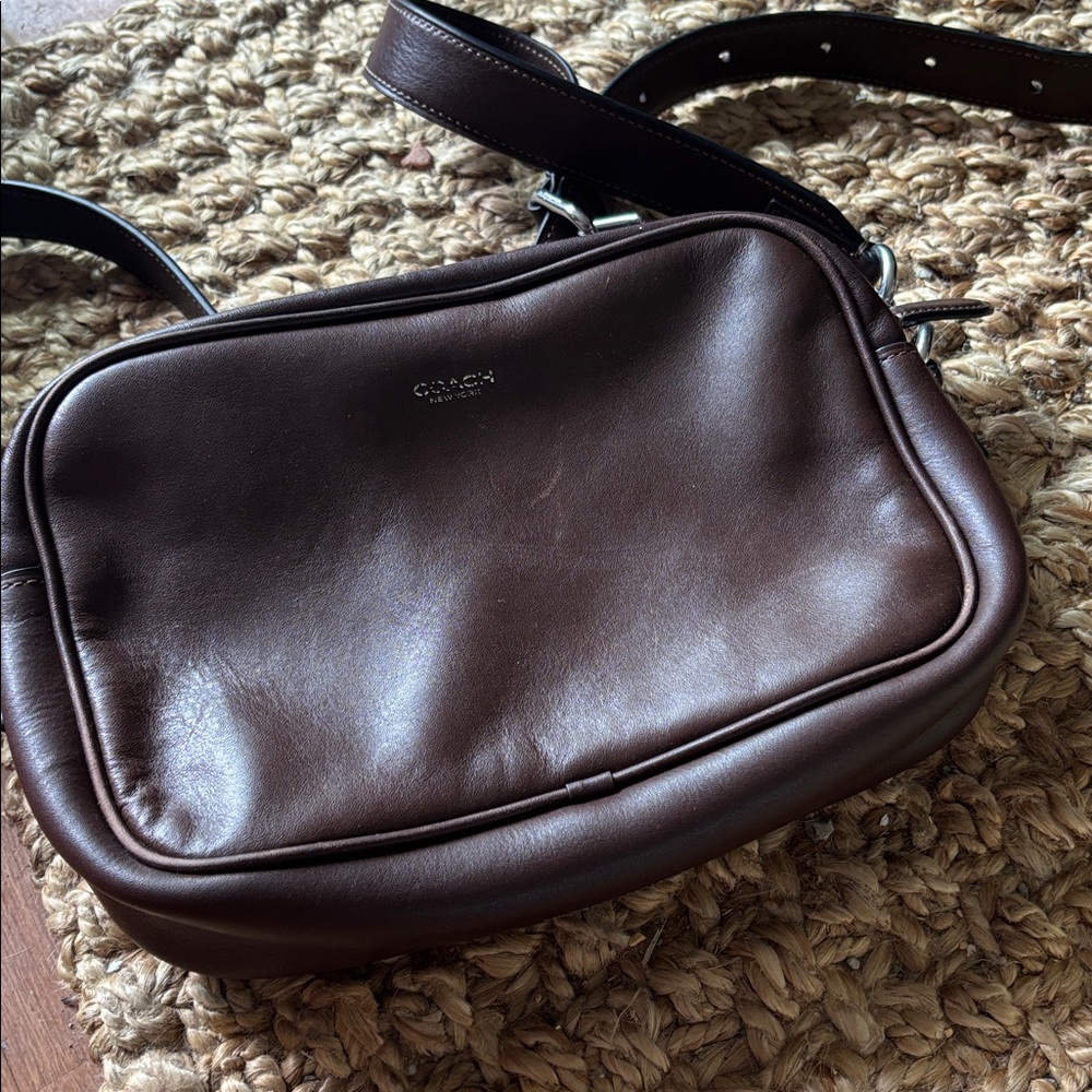 Coach Crossbody Purse Bag Maple Good Excellent Condition